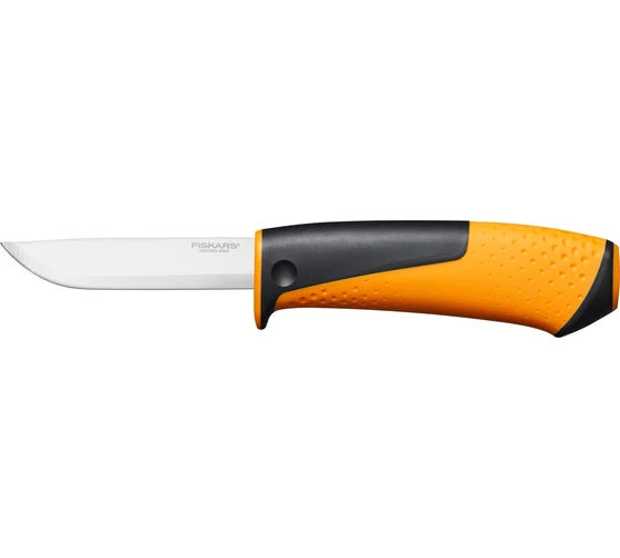 Универсальный нож Fiskars с точилкой