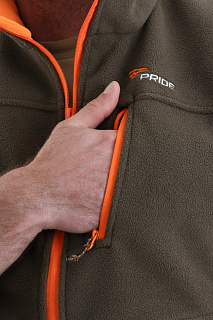 Кольт флисовый жилет PRIDE, демисезонный, хаки