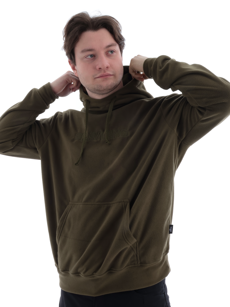 Мерч толстовка флисовая GRAYLING, т.хаки